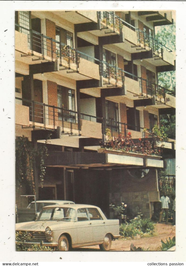 JC, Cp, Automobile, PEUGEOT 404, RWANDA, L'hôtel Des Diplomates à KIGALI, Vierge , Ed. Delroisse, Photo B. Gerard - Passenger Cars