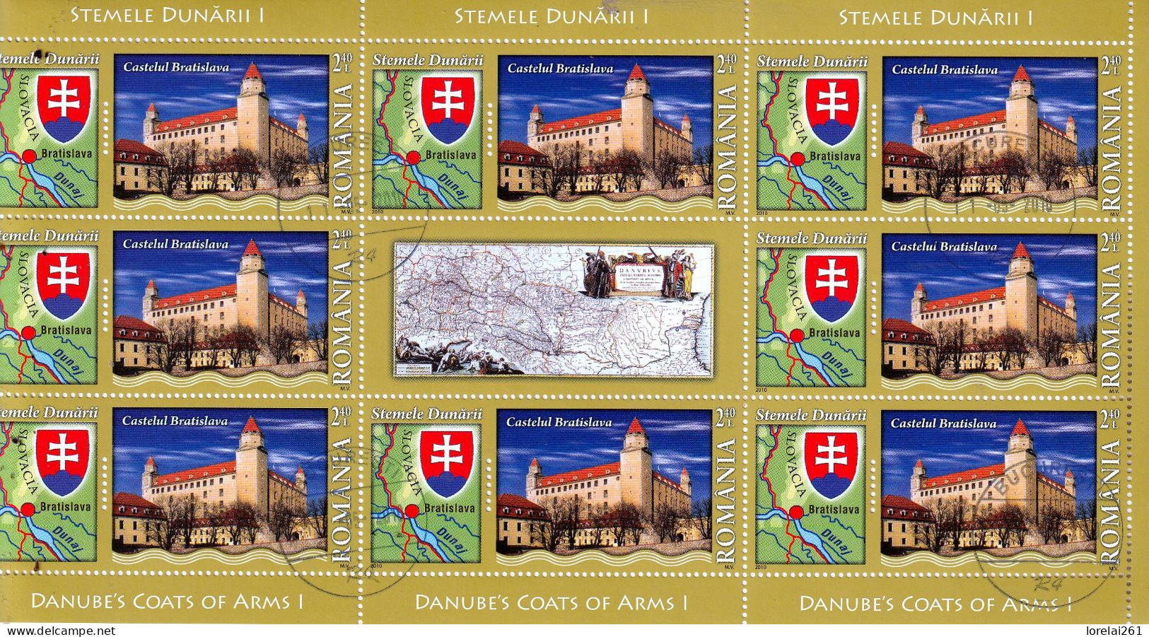 2010 - Les Armoiries Du Danube (I) Mi No Block 468 II - Used Stamps