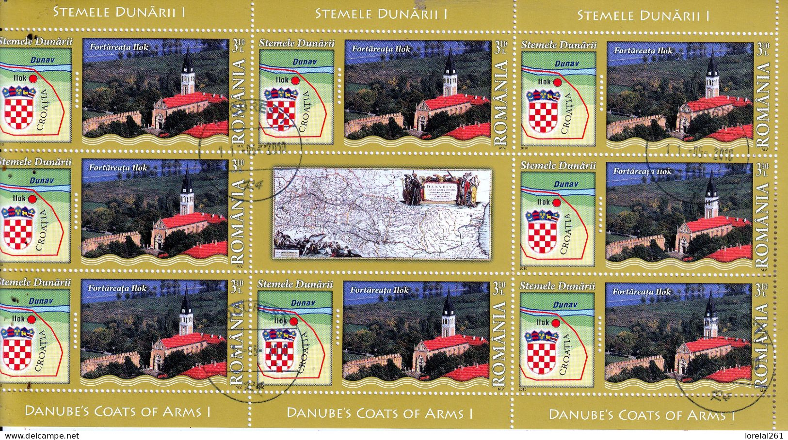 2010 - Les Armoiries Du Danube (I) Mi No Block 468 II - Used Stamps