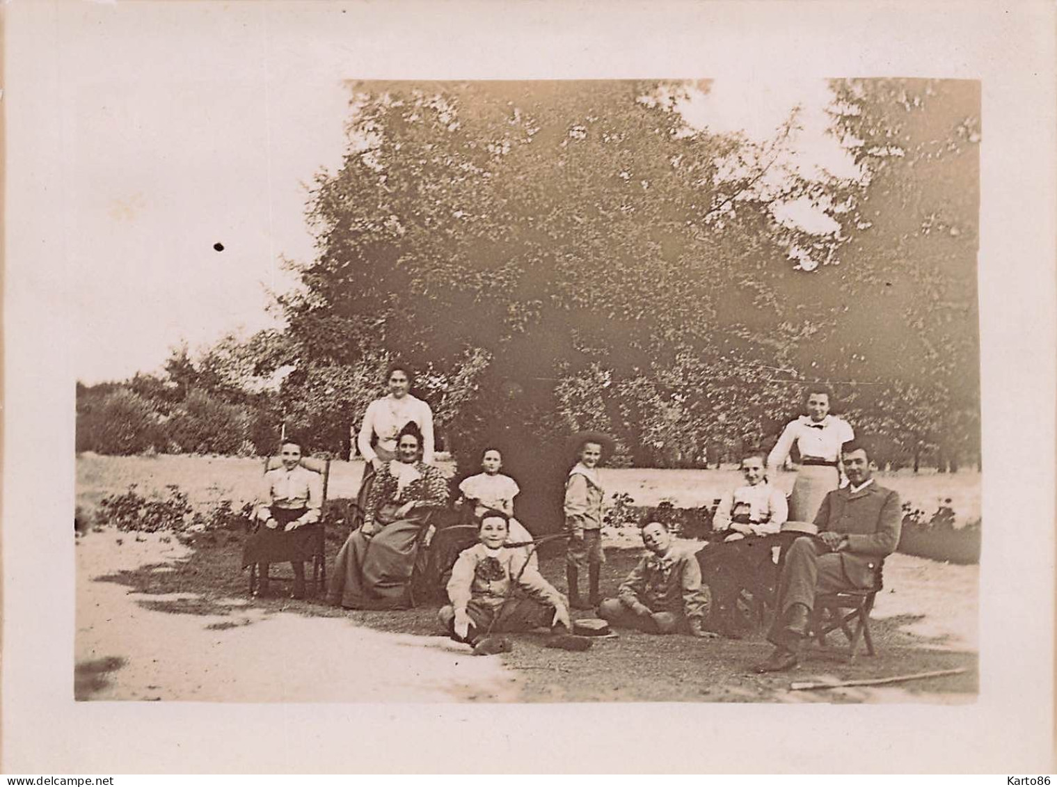 le portereau des landes , st sébastien sur loire * 11 photos anciennes albuminées circa vers 1900 format 12x9cm