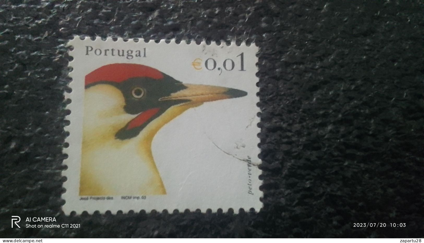 PORTEKİZ-2000 10---        0.01EU     USED - Used Stamps