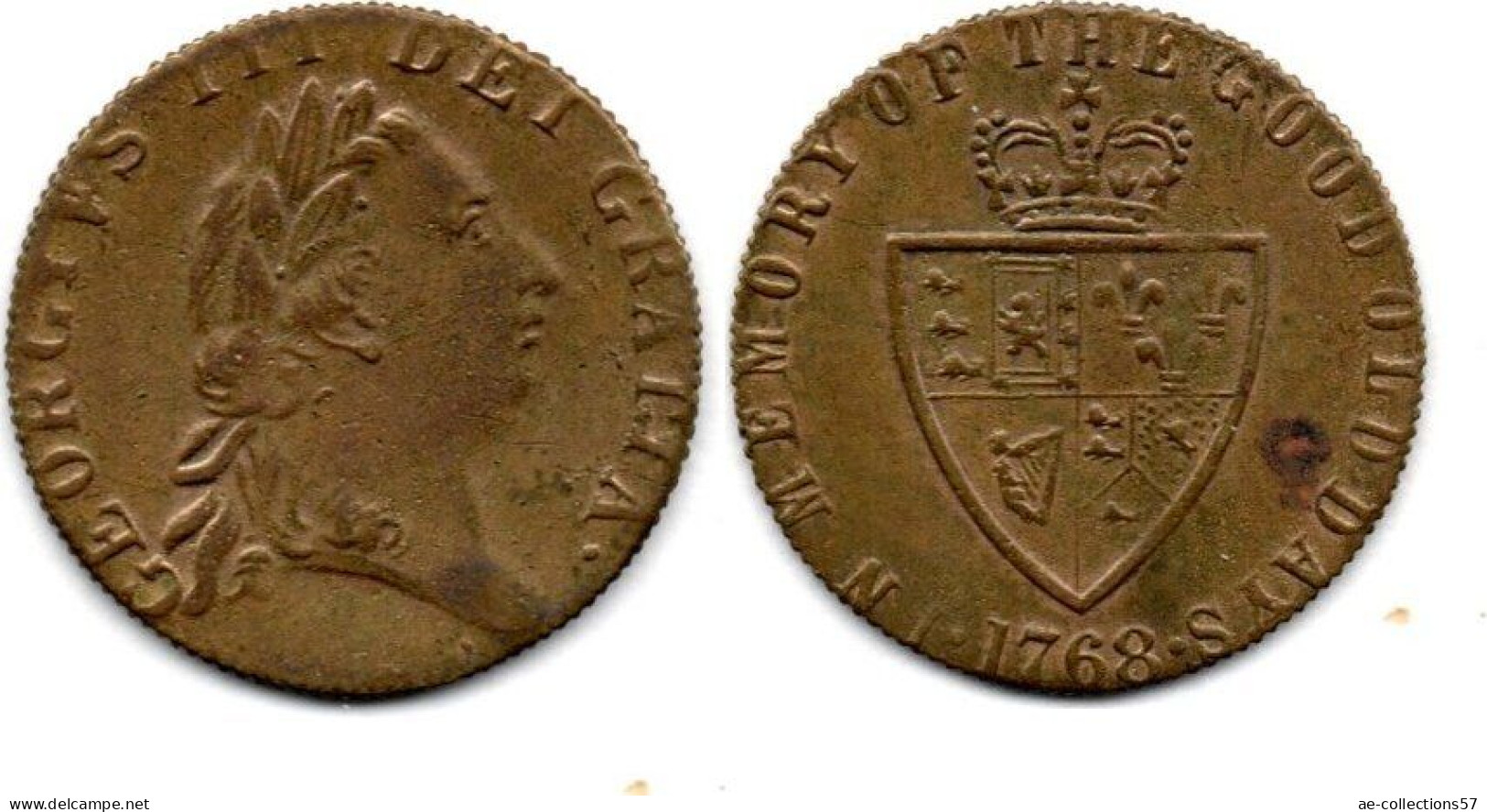 MA 23970 / Grande Bretagne - Great Britain Jeton 1768 TTB - Altri & Non Classificati