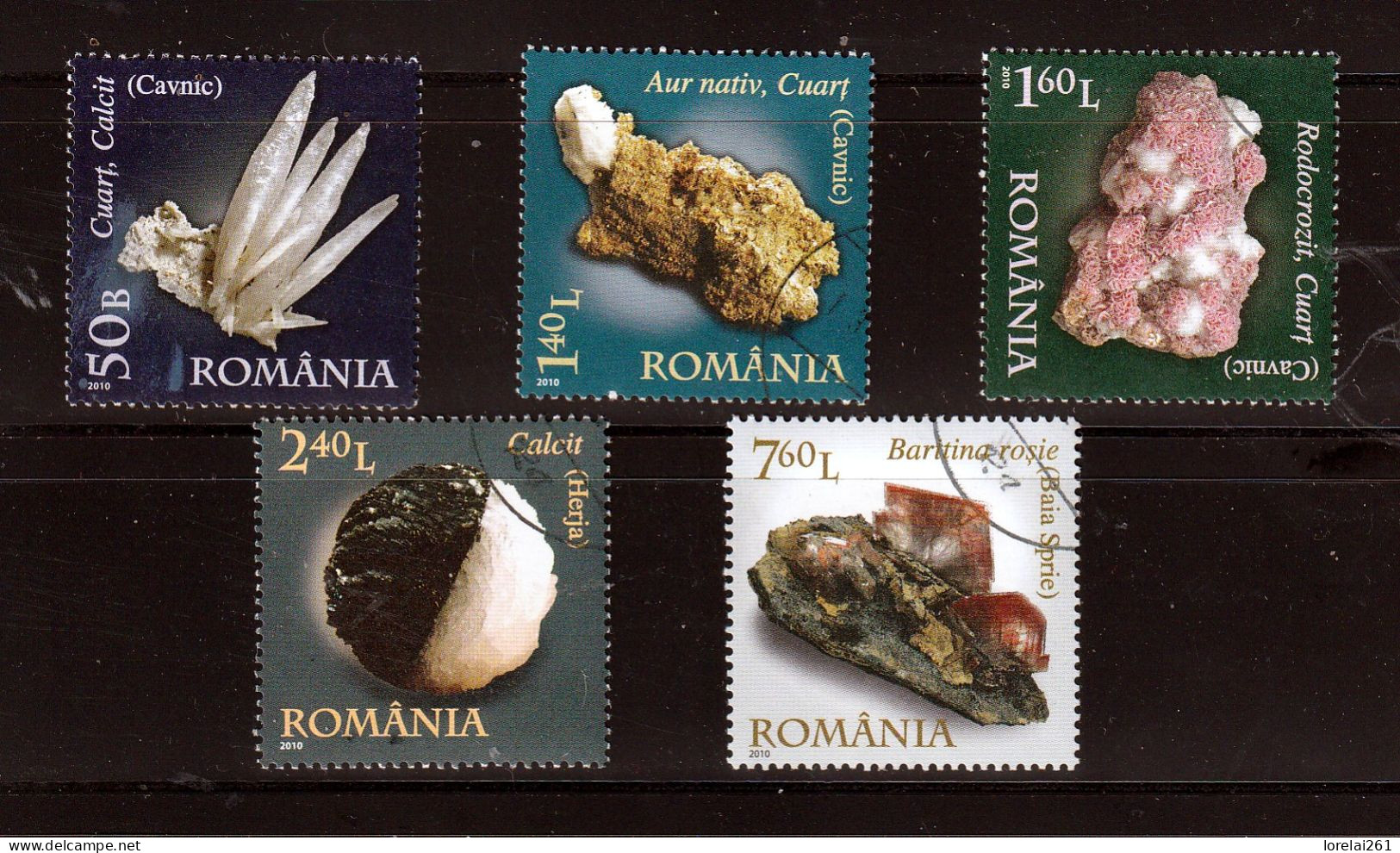 2010 -  MINÉRAL Mi No 6434/6438 - Used Stamps