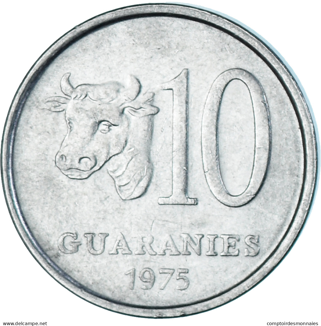 Monnaie, Paraguay, 10 Guaranies, 1975 - Paraguay