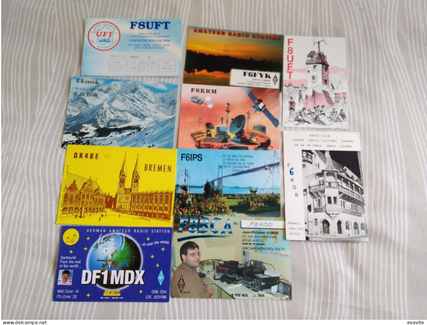 Lot De 22 Cartes QSL   Radio Amateur Et Autres     Tous Pays à Voir.... Scan Recto-verso - Autres & Non Classés