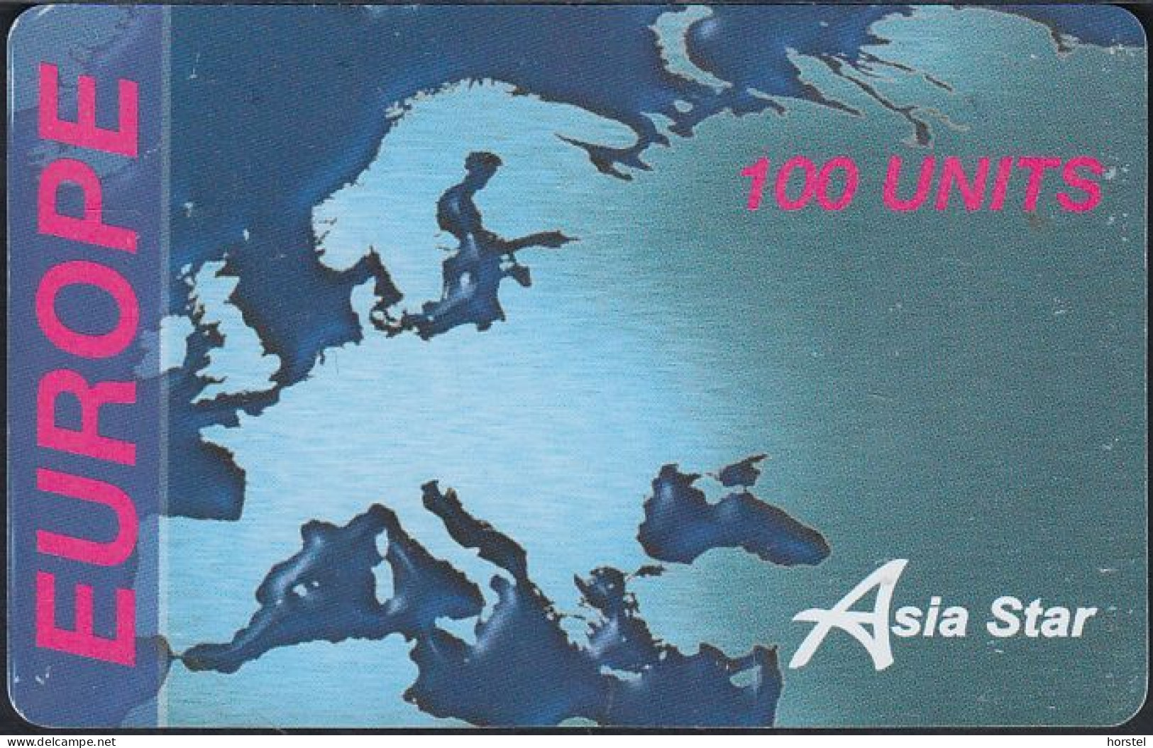 Norway - PPC07VII-01  Prepaid Calling Card - Asia Star - Europa Map - 100 Units - Norvège