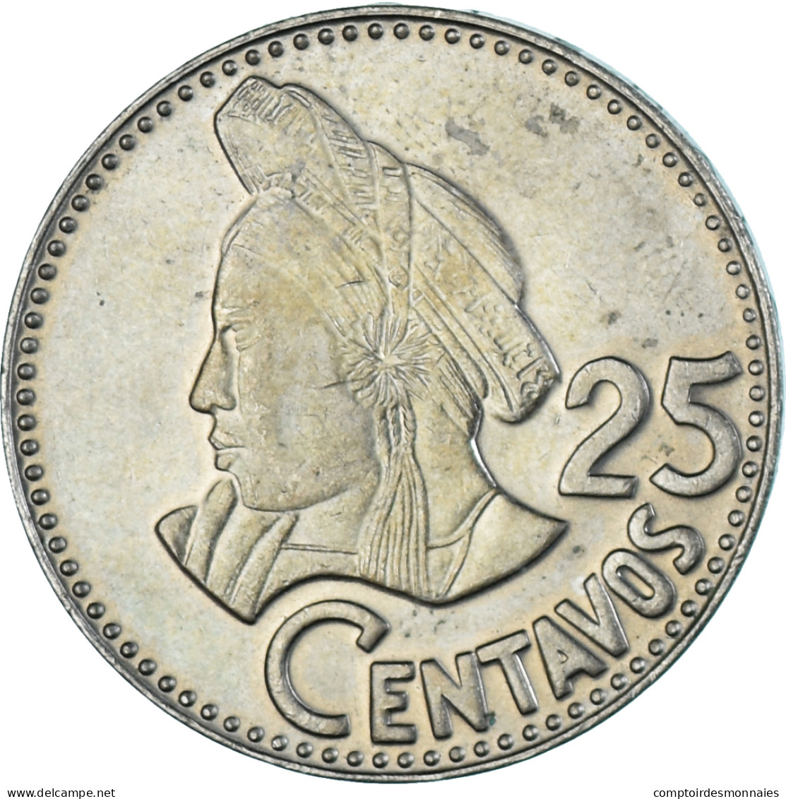 Monnaie, Guatemala, 25 Centavos, 1979 - Guatemala