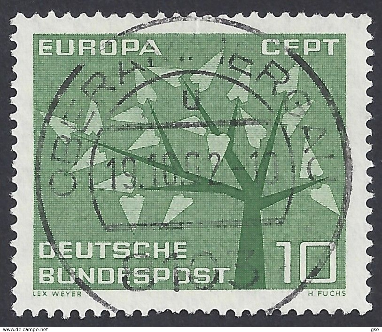 EUROPA CEPT 1956 - Yvert 117° - Germania | - 1956