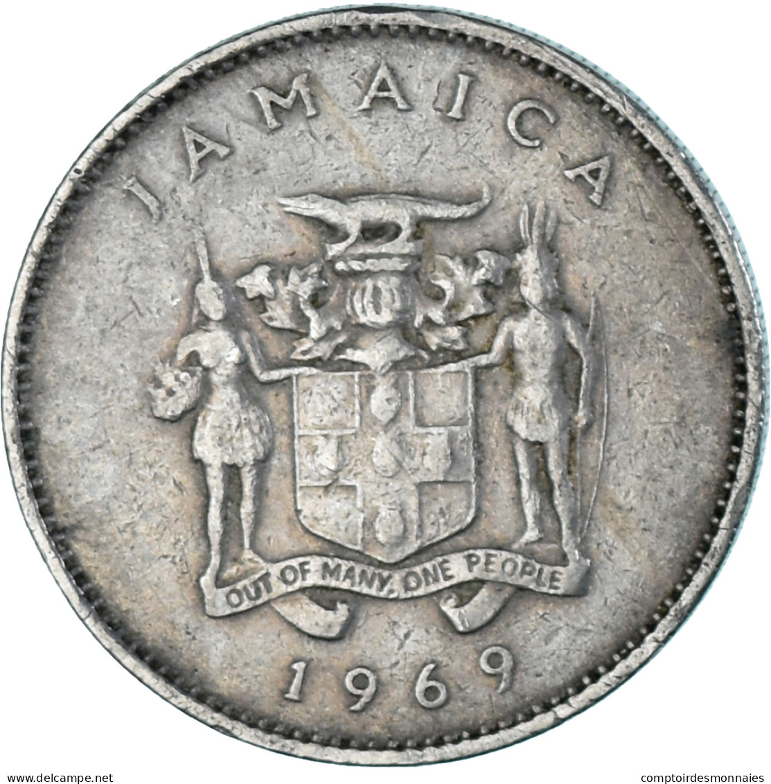 Monnaie, Jamaïque, 10 Cents, 1969 - Jamaica