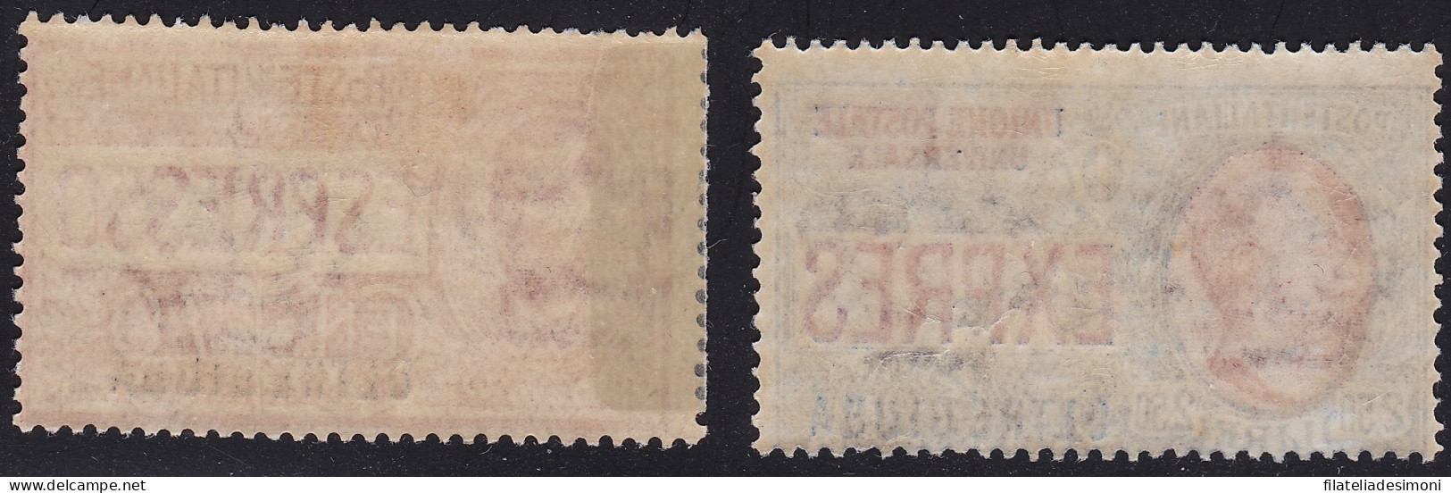 1926 OLTRE GIUBA, Espressi N° 1/2   70c. Rosso MLH/* 2.50 Azzurro E Rosso  MNH/ - Oltre Giuba