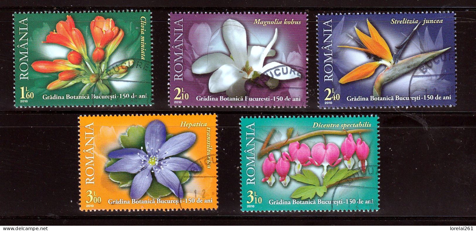 2010 - 150 Ans Du Jardin Botanique Mi No 6452/6456 - Used Stamps