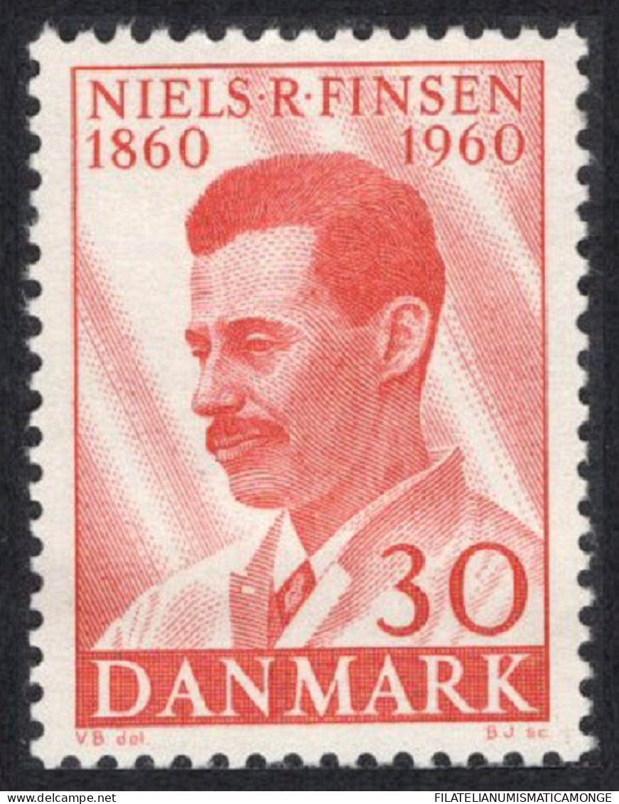 Dinamarca 1960 Correo 392 **/MNH 100º Aniv. Del Nacimiento Del Medico Niels R.  - Nuevos