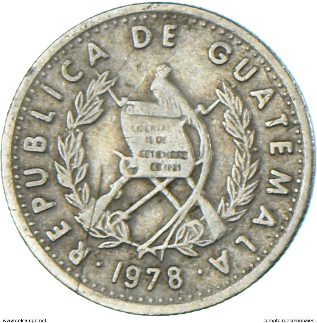 Monnaie, Guatemala, 5 Centavos, 1978 - Guatemala