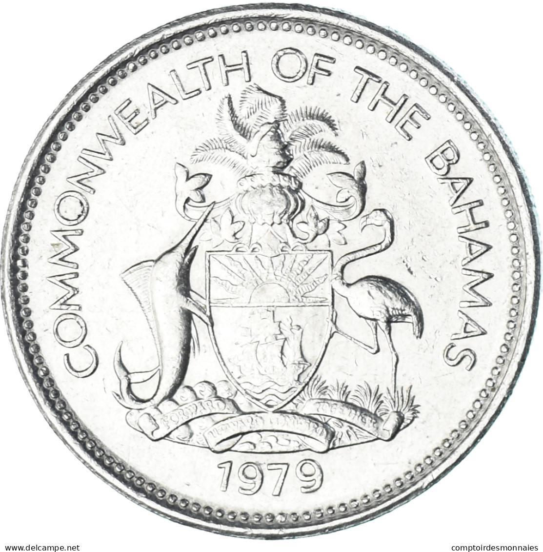 Monnaie, Bahamas, 10 Cents, 1979 - Bahamas