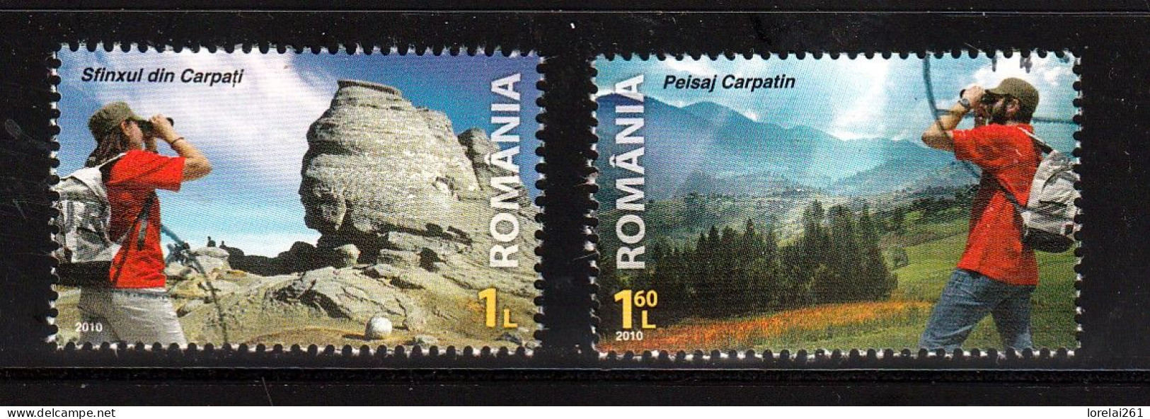 2010 - Roumanie - Jardin Des Carpates Mi No 6458/6459 - Used Stamps