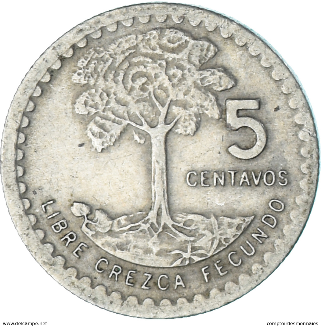 Monnaie, Guatemala, 5 Centavos, 1976 - Guatemala