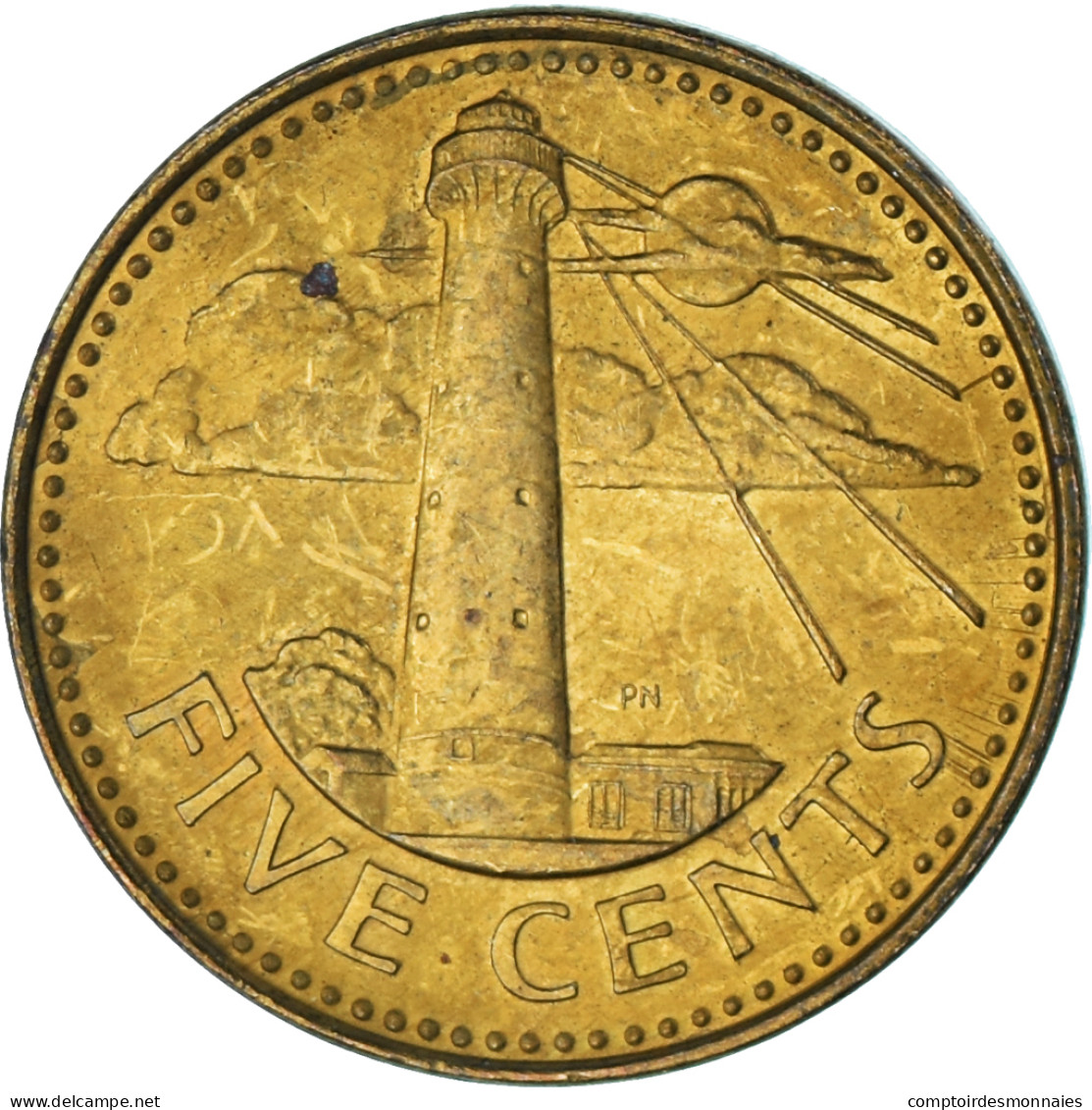 Monnaie, Barbade, 5 Cents, 1989 - Barbados