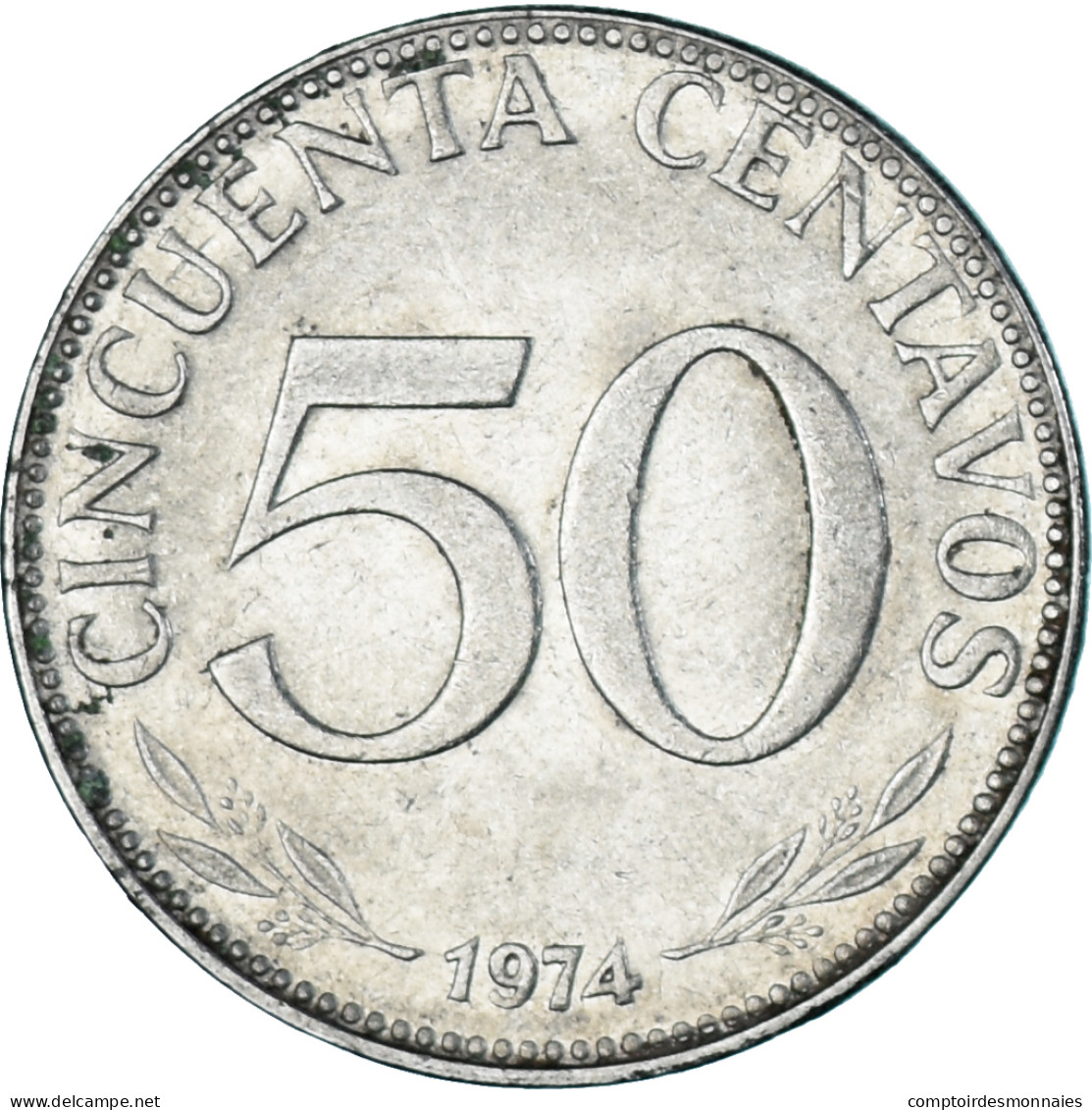 Monnaie, Bolivie, 50 Centavos, 1974 - Bolivie