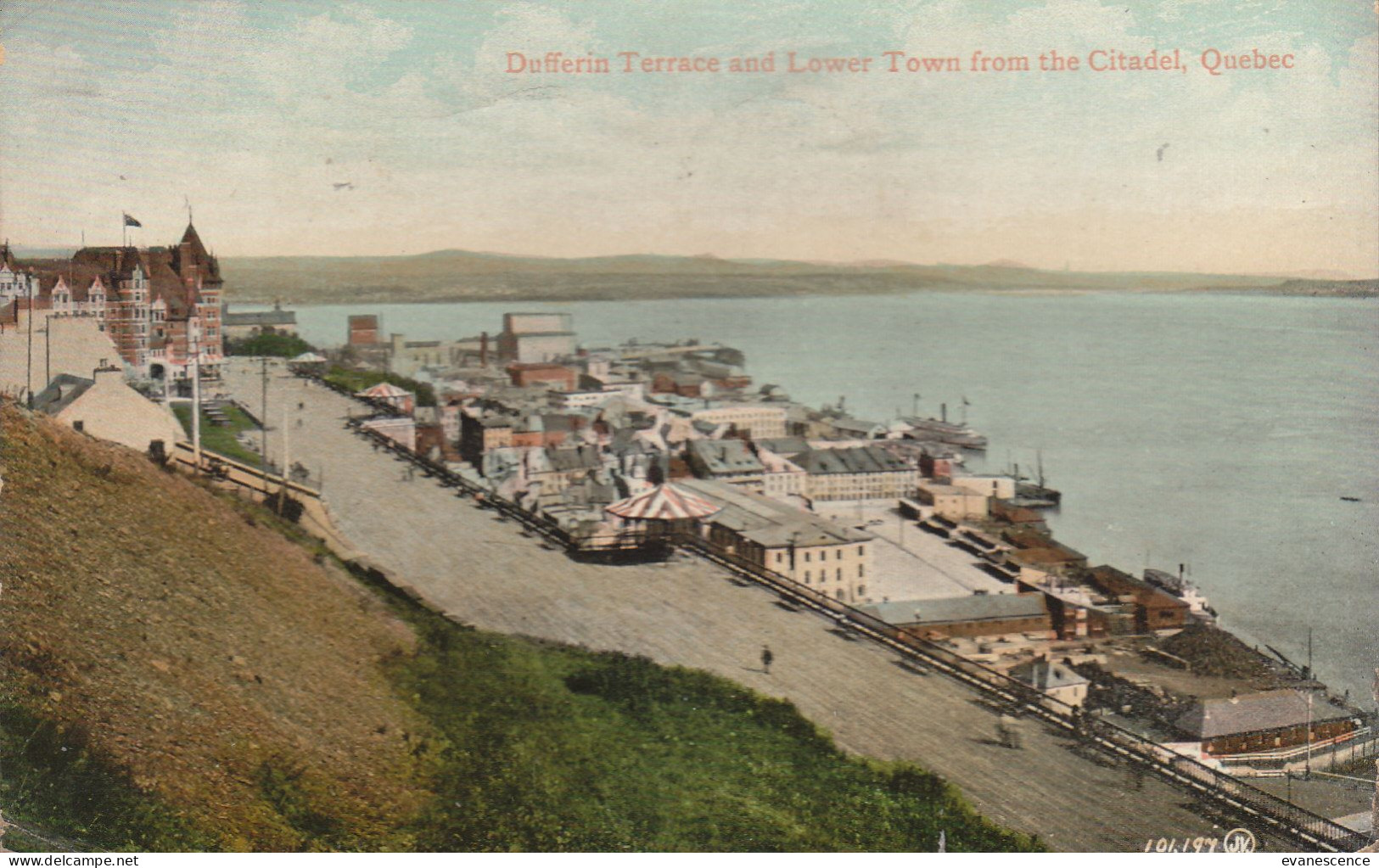 Québec : Dufferin Terrace  From The Citadel  ///  Ref. Juillet 23 / N° 26.762 - Québec - Les Rivières