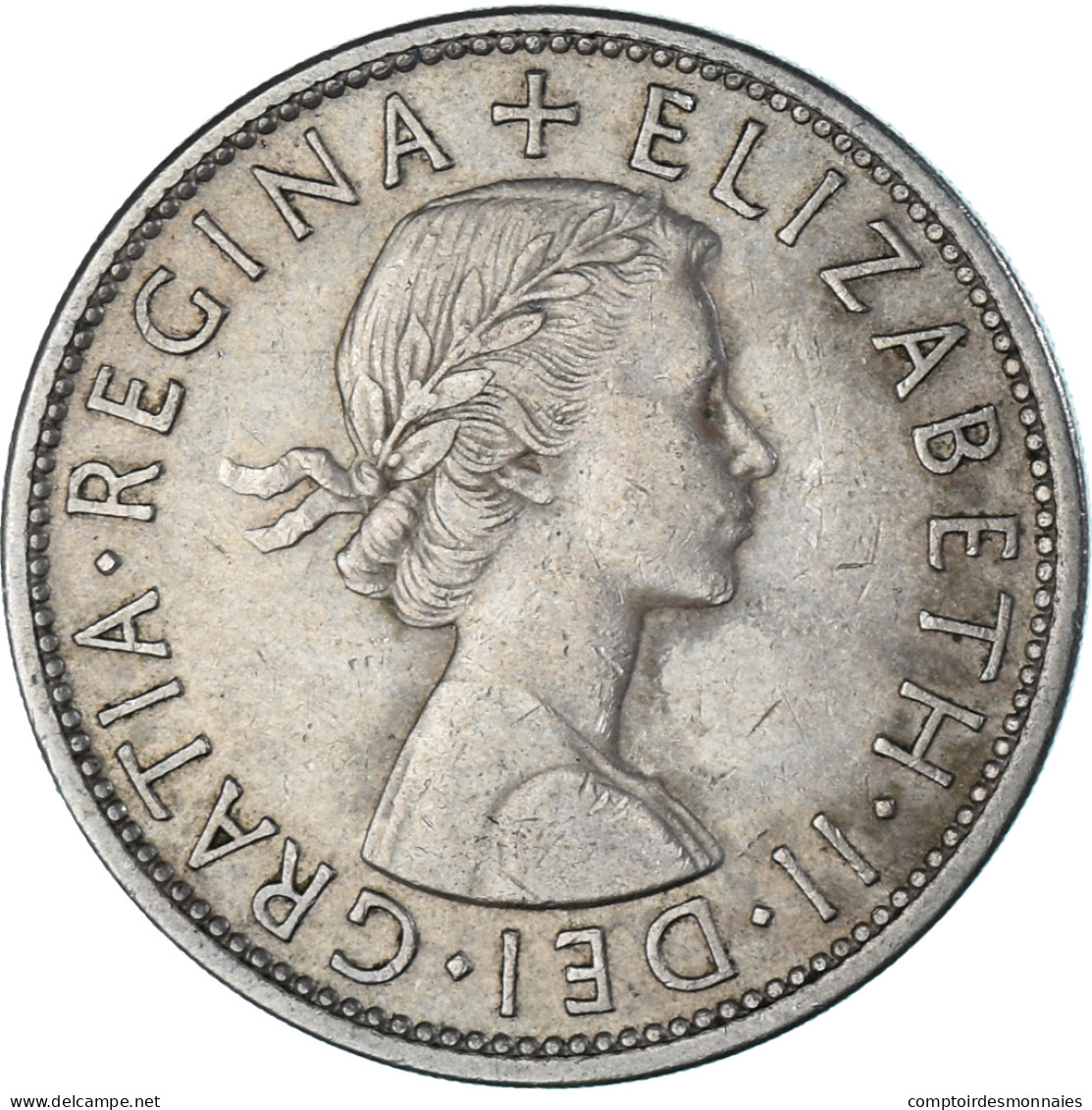 Monnaie, Grande-Bretagne, 1/2 Crown, 1954 - K. 1/2 Crown