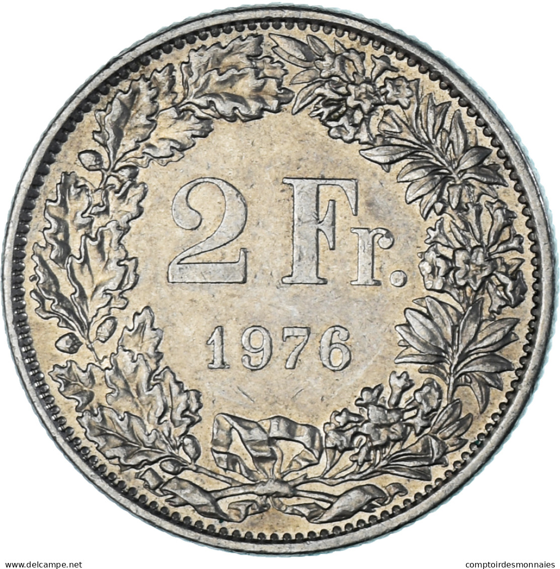 Monnaie, Suisse, 2 Francs, 1976 - Autres & Non Classés