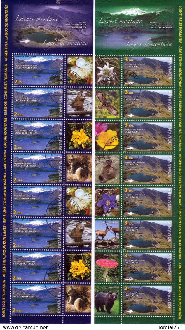 2010 - Lacs De Montagne Mi No 6462/6463 Kleinbogen - Used Stamps