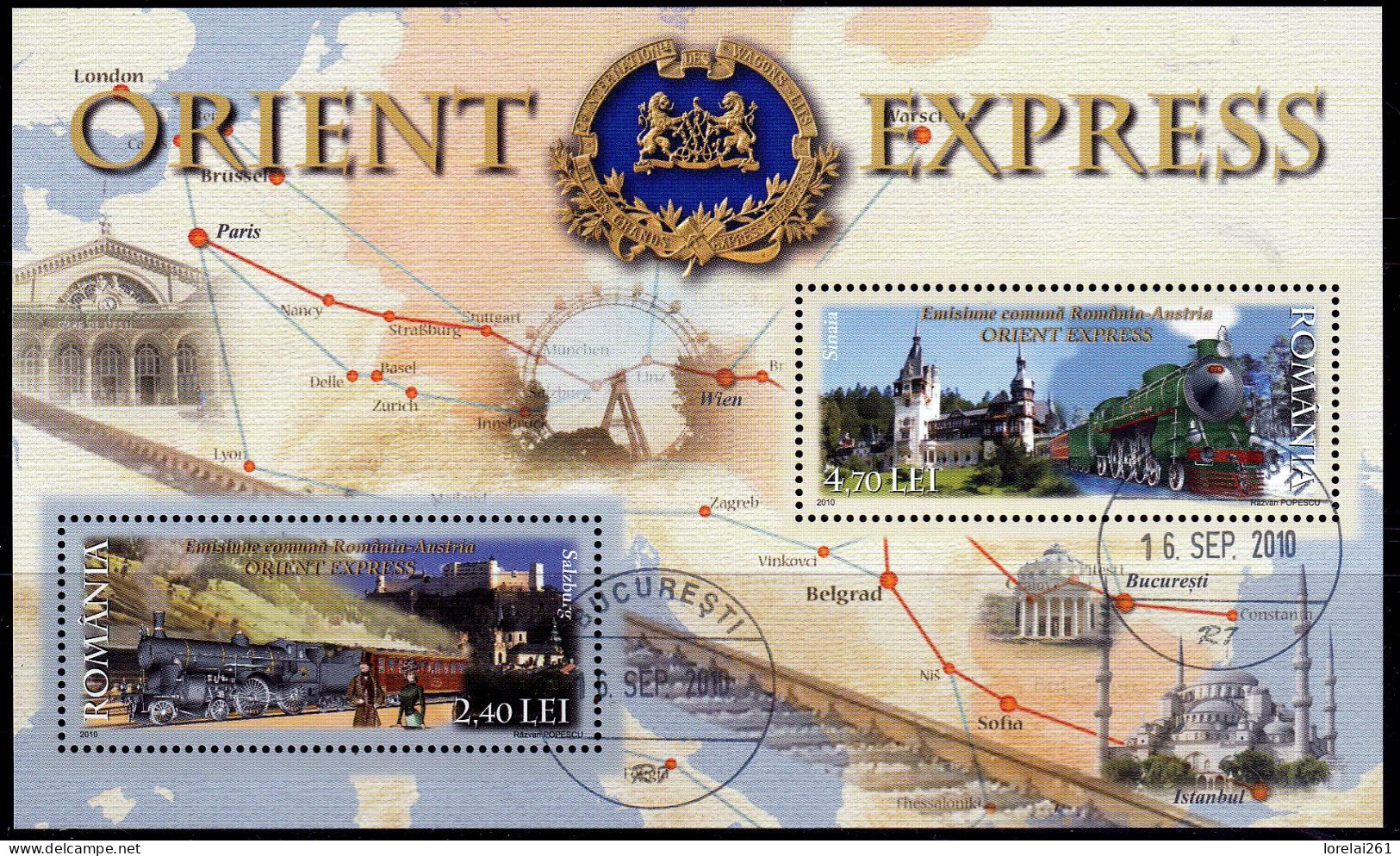 2010 -  ORIENT EXPRESS Mi No Block 478 - Used Stamps