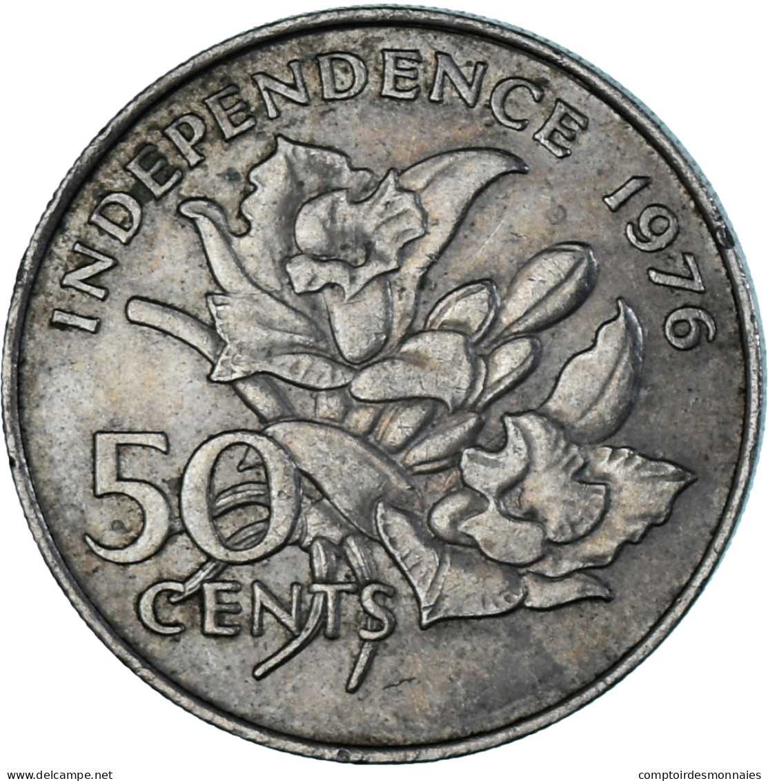 Monnaie, Seychelles, 50 Cents, 1976 - Seychelles