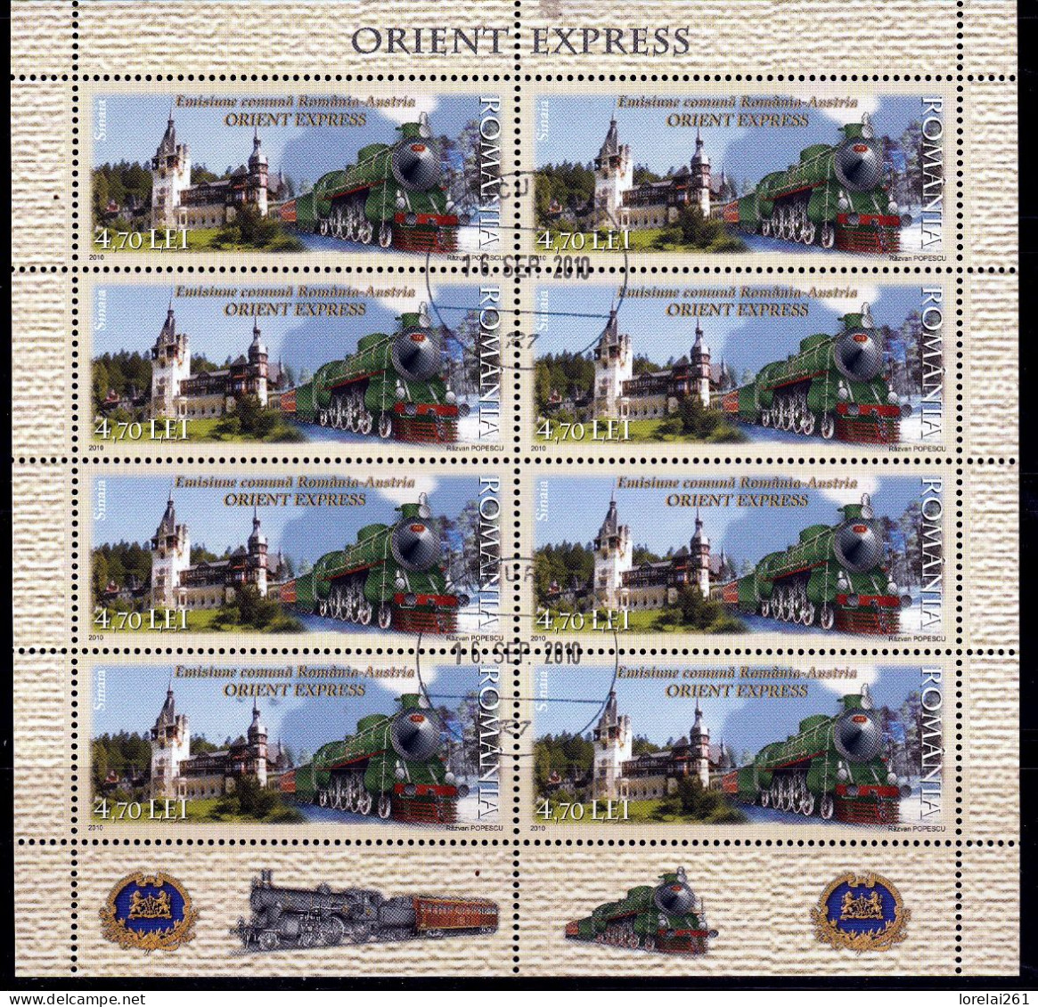 2010 -  ORIENT EXPRESS Mi No 6466/6467 KLEINBOGEN - Used Stamps