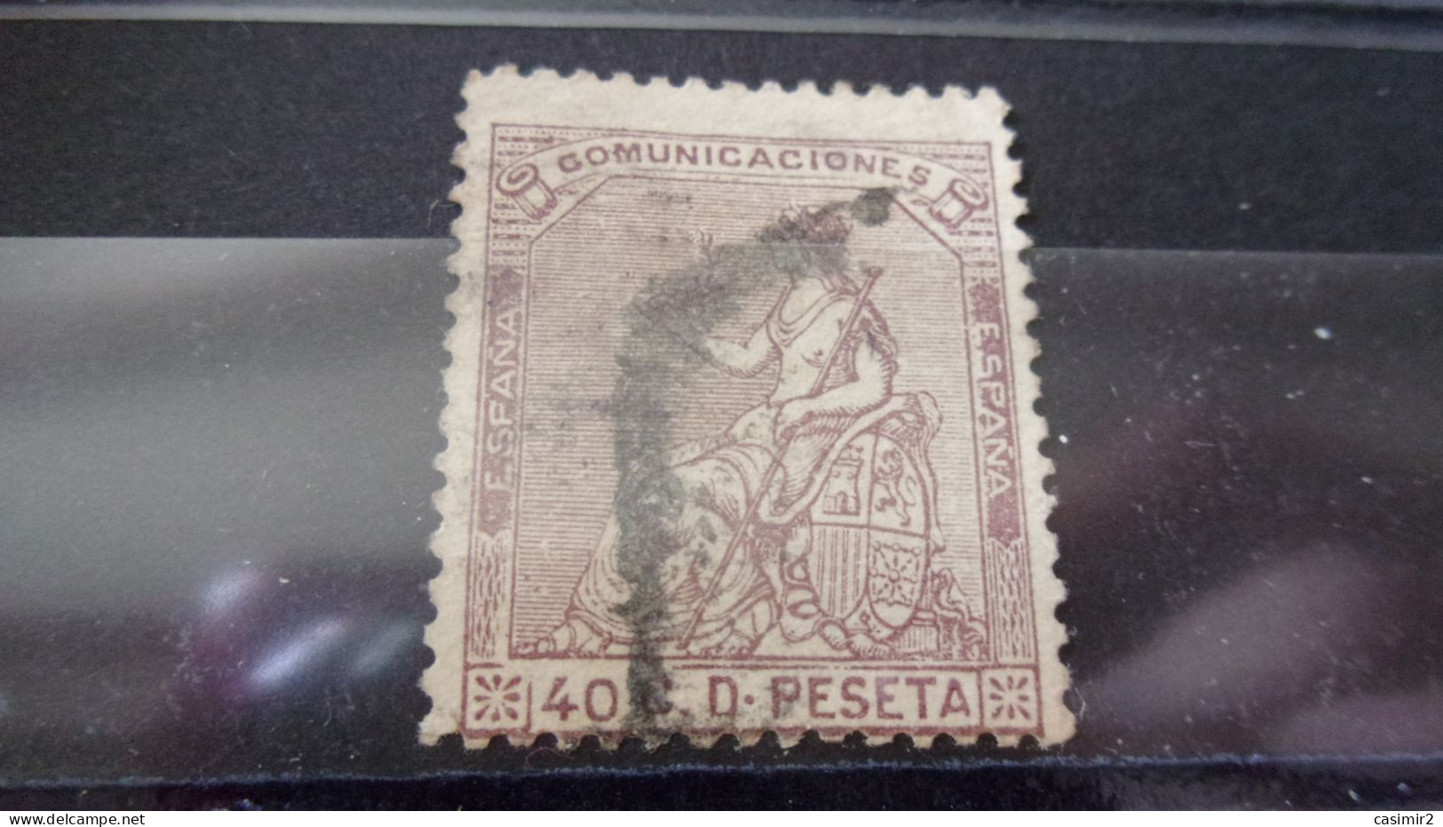 ESPAGNE TIMBRE OBLITERE  YVERT N° 135 - Used Stamps