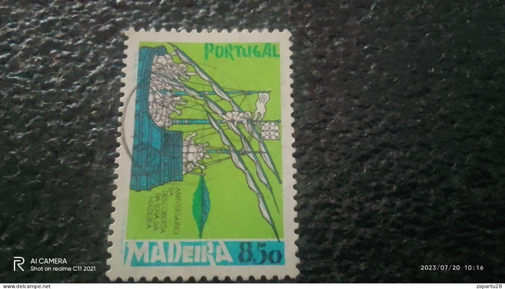 PORTEKİZ-1970- 80---        8.50ESC        USED           MADERİA - Usati