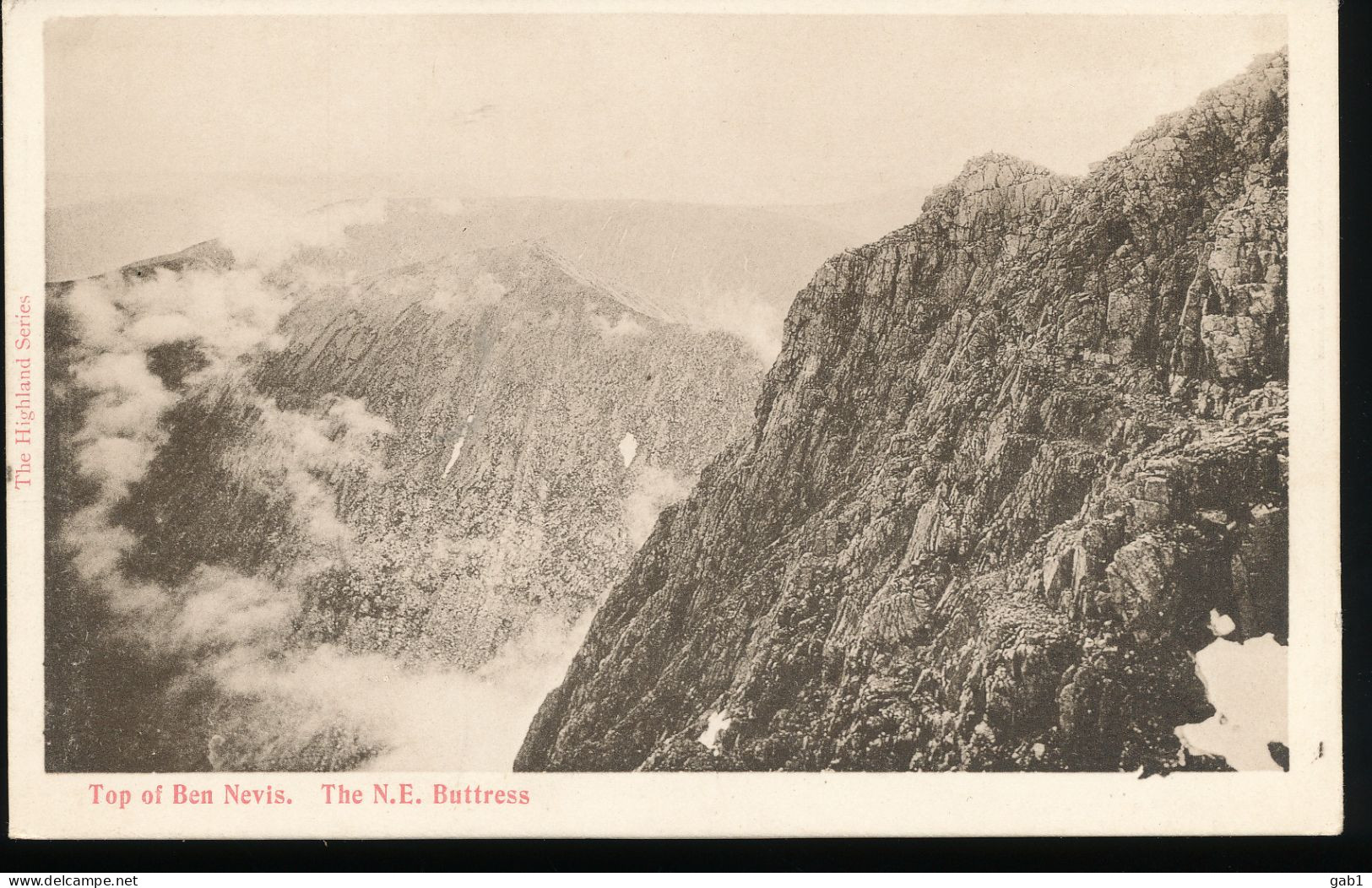 Top Of Ben Nevis . The N.E. Buttress - Stirlingshire