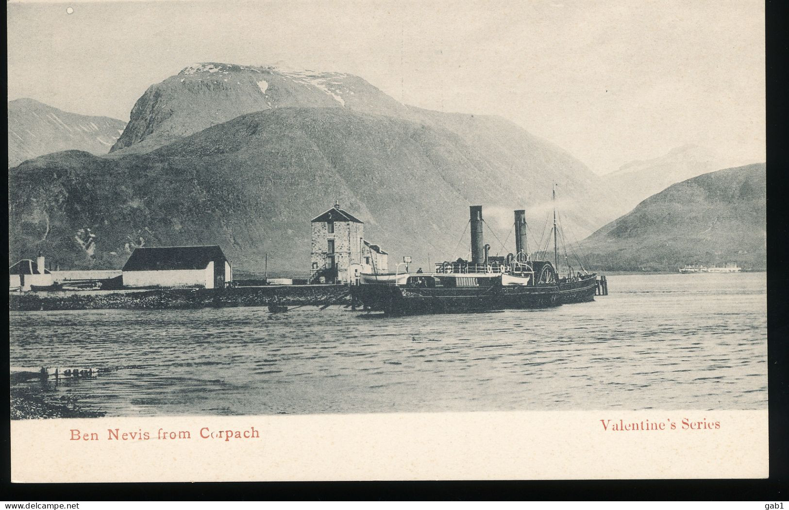 Ben Nevis From Corpach -- ( Bateau Roue A Aubes ) - Inverness-shire