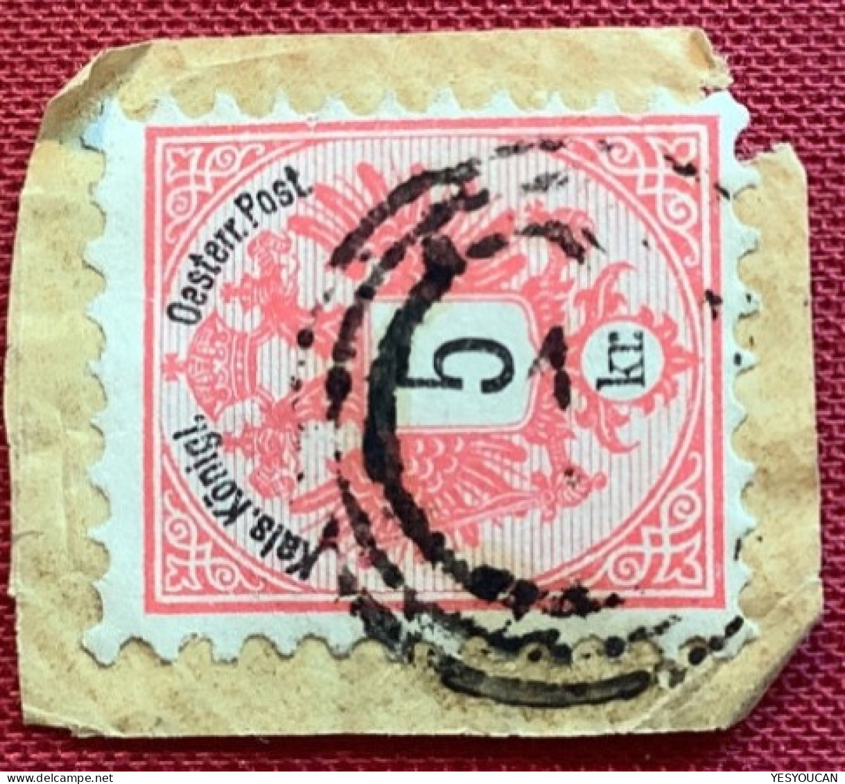WIEN NR-STPL 1 Für Nachträglich Entwertete Marken Auf 5Kr, Tadellos (Österreich Austria Autriche - Used Stamps