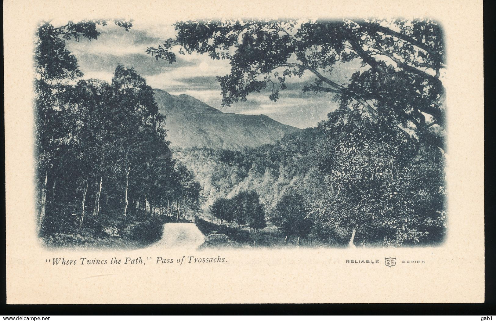 " Where Twines The Path "  Pass Of Trossachs - Stirlingshire