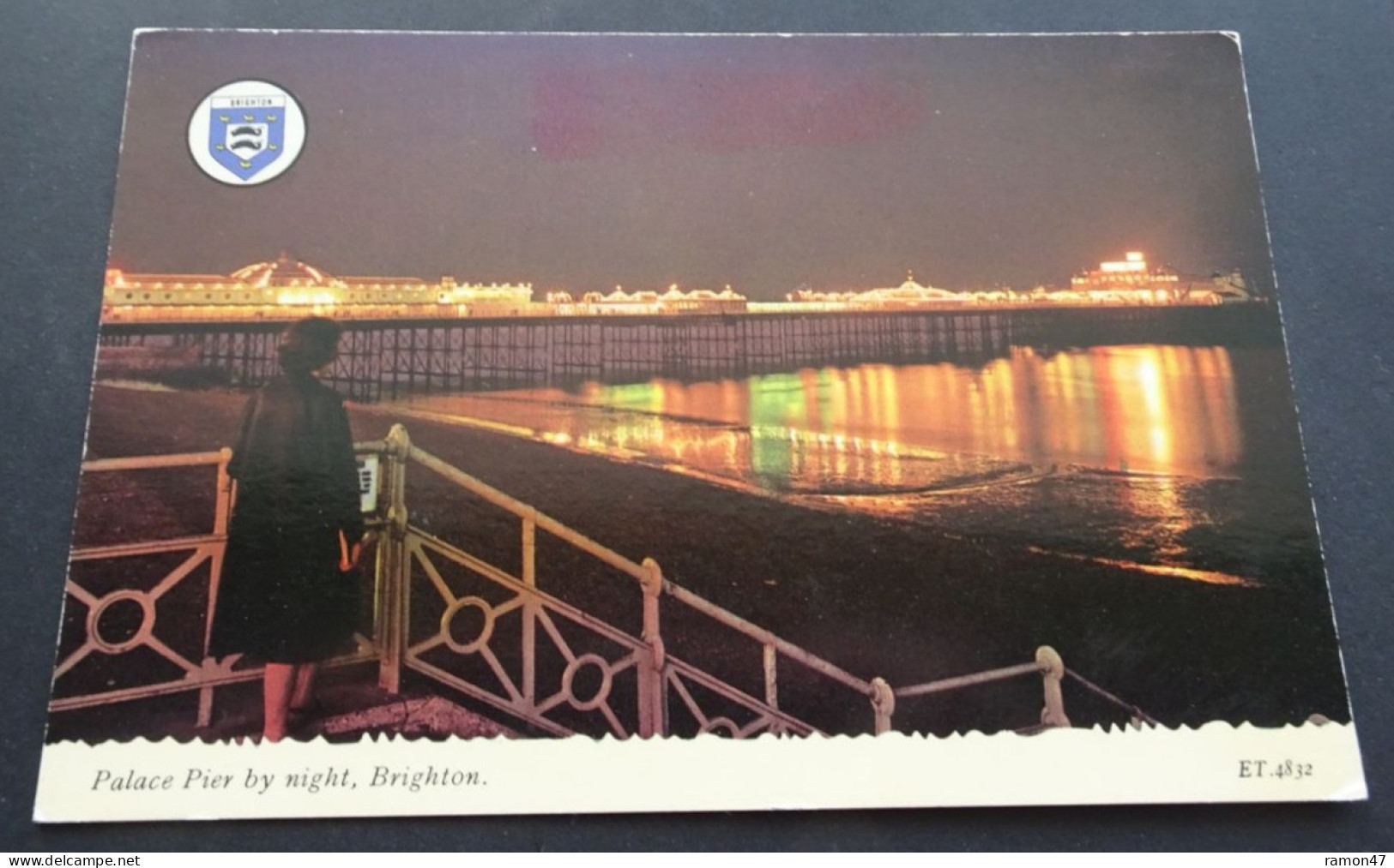 Brighton - Palace Pier By Night - Elgate Postcards - # ET.4832 - Brighton