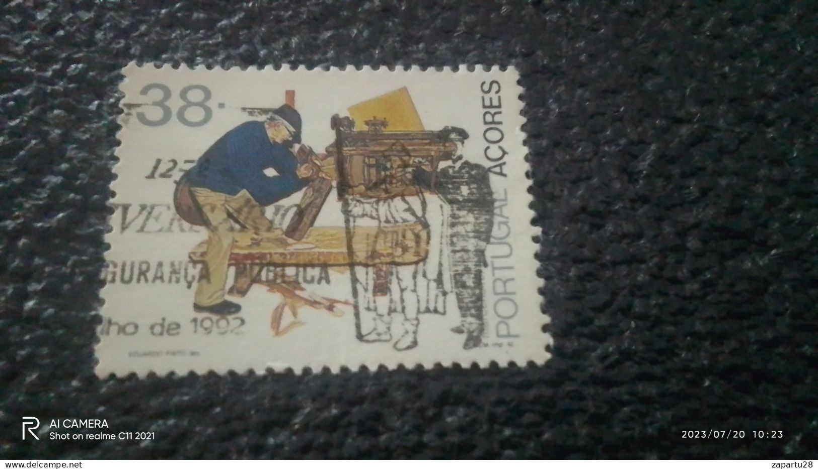 PORTEKİZ-1980- 00---       38ESC      USED            AÇORES - Used Stamps