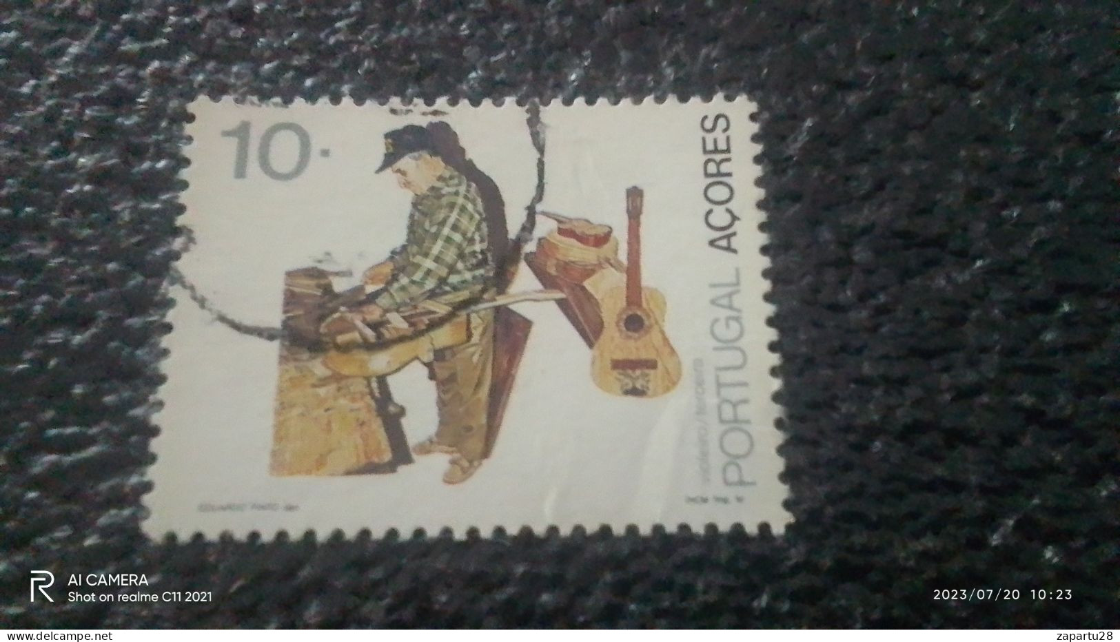 PORTEKİZ-1980- 00---       10ESC      USED            AÇORES - Gebruikt