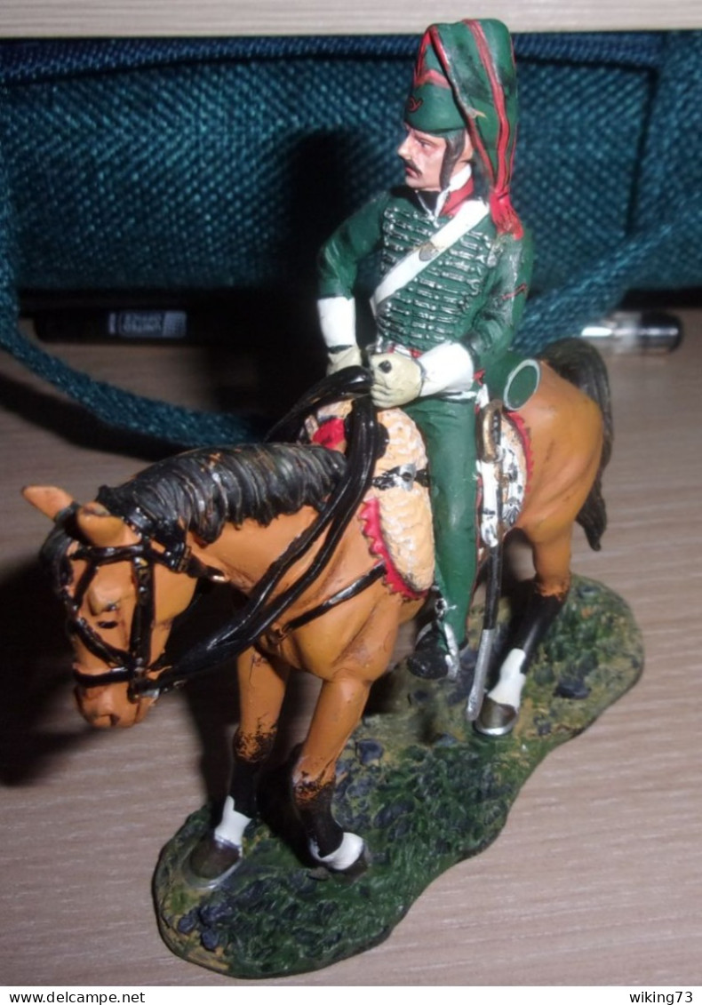 Soldat De Plomb " Chasseur à Cheval " - 1815 - France - Empire - Delprado - Figurine - Cavalerie - Zinnsoldaten