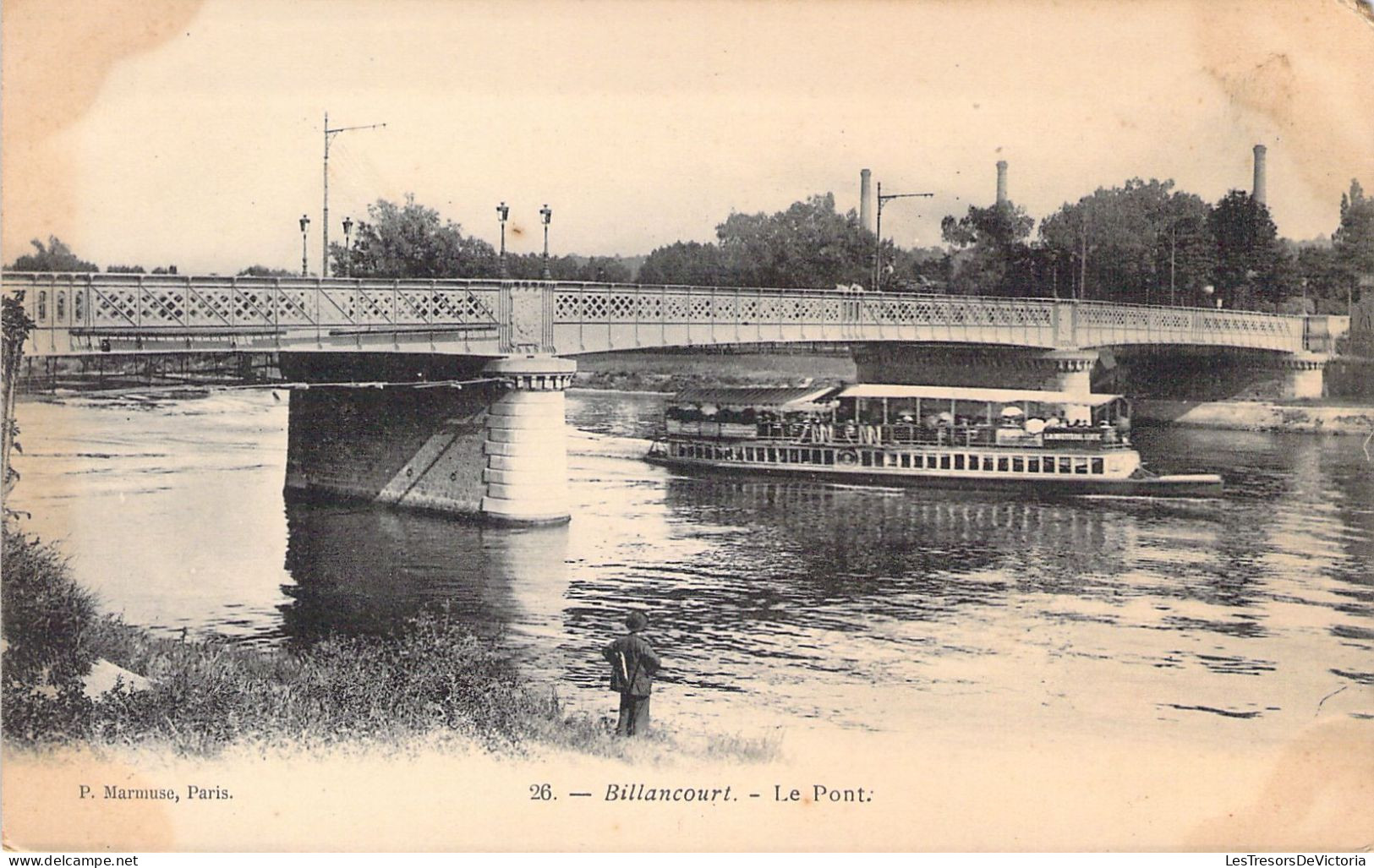 FRANCE - 92 - BILLANCOURT - Le Pont - Carte Postale Ancienne - Boulogne Billancourt