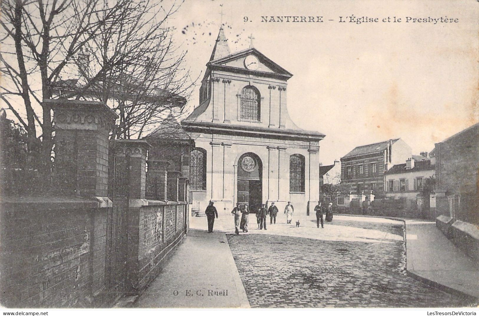 FRANCE - 92 - NANTERRE - L'Eglise Et Le Presbytère - Carte Postale Ancienne - Nanterre