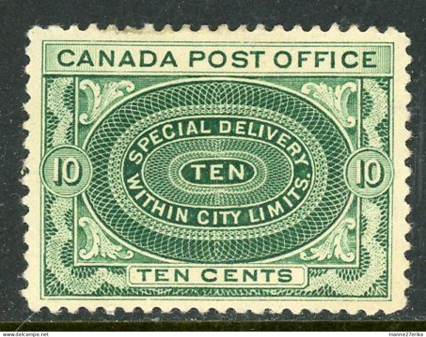 Canada 1898 Special Delivery" MH (*) - Espressi