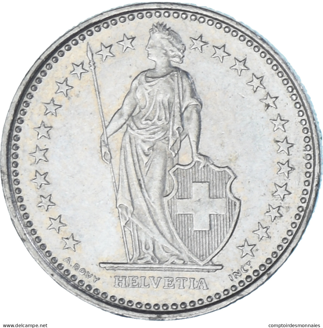 Monnaie, Suisse, 1/2 Franc, 1983 - Autres & Non Classés