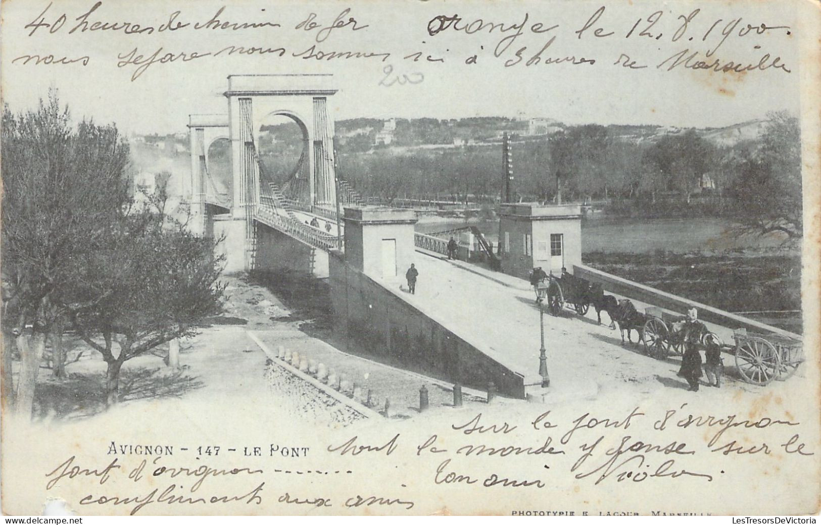 FRANCE - 84 - AVIGNON - Le Pont - Carte Postale Ancienne - Avignon (Palais & Pont)