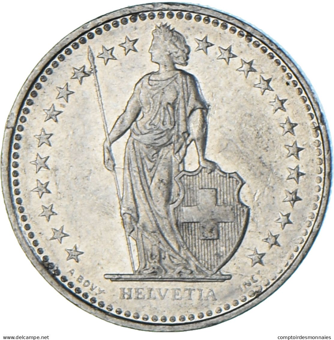 Monnaie, Suisse, 1/2 Franc, 1991 - Autres & Non Classés