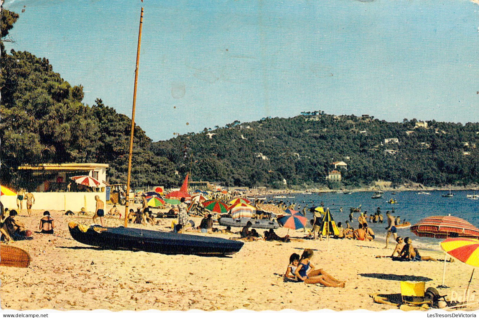 FRANCE - 83 - CAVALIERES SUR MER - Un Coin De La Plage Et Le Cap Nègre - Carte Postale Ancienne - Cavalaire-sur-Mer