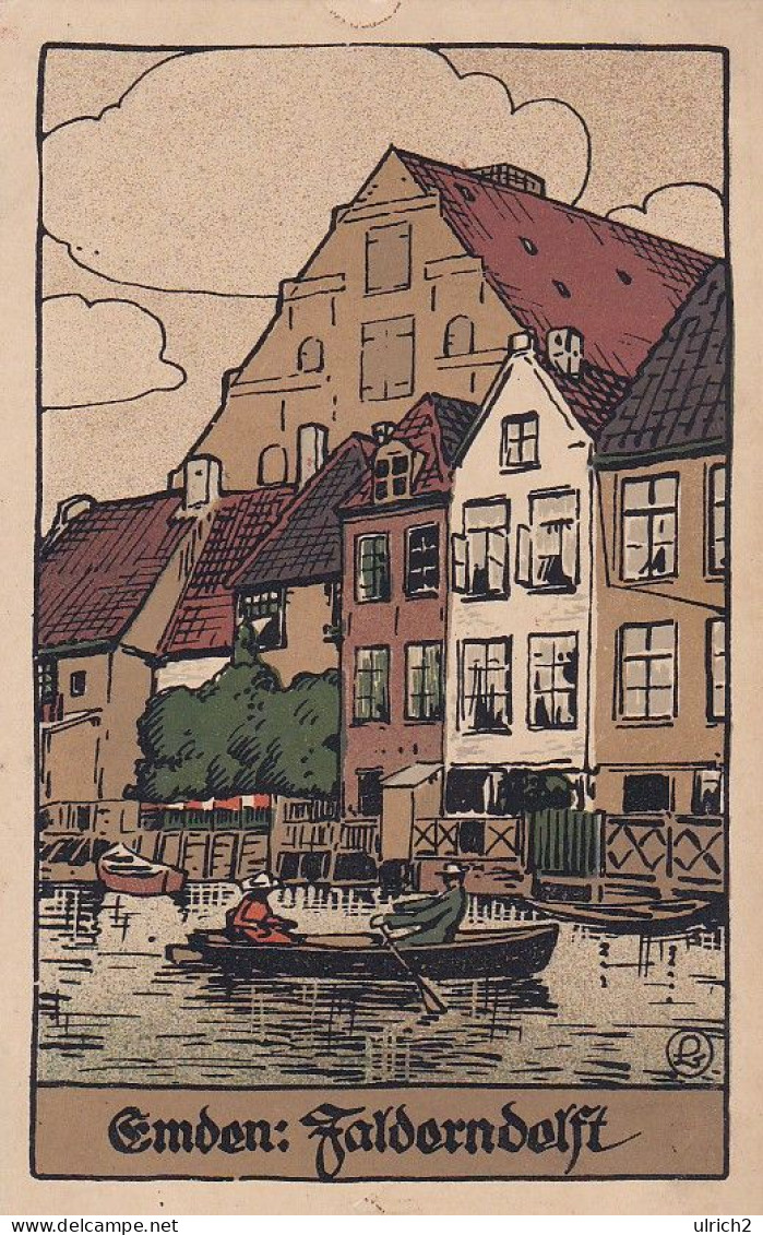 AK Emden - Falderndelft - Künstlerkarte - Ca. 1920 (64934) - Emden