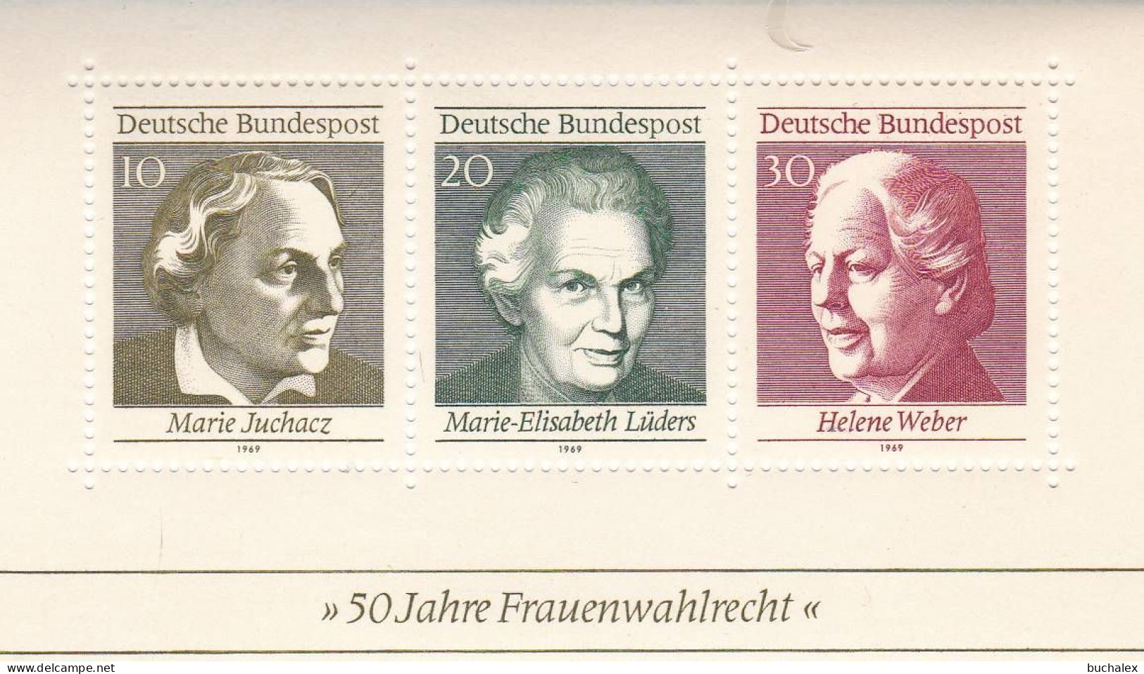 10 X Bund Block 5 Postfrisch MNH*** 18 ME - Ungebraucht