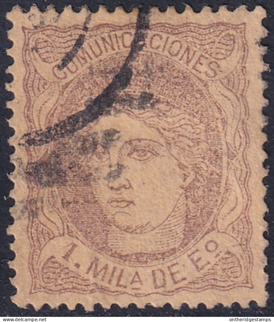 Spain 1870 Sc 159 España Ed 102a Used - Oblitérés