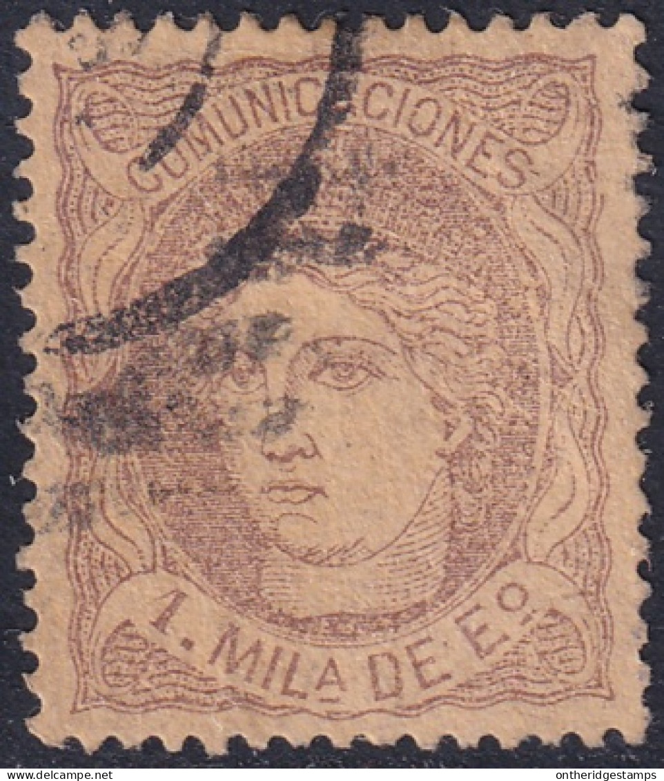 Spain 1870 Sc 159 España Ed 102a Used - Used Stamps